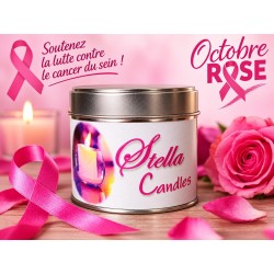Bougie parfumée spéciale "Octobre Rose".
